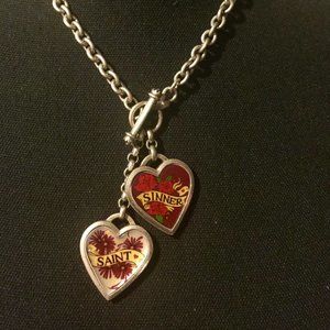 Classic Hardware "Sinner and Saint" Toggle Necklac